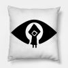 Little Nightmares Black Throw Pillow Official Little Nightmares Merch