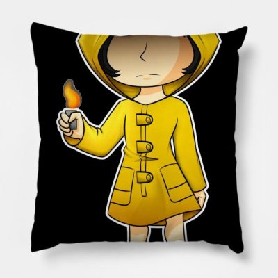 Little Nightmares Six Throw Pillow Official Little Nightmares Merch