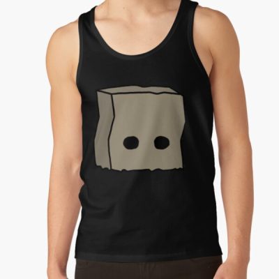 Cute Mono Sticker Tank Top Official Little Nightmares Merch