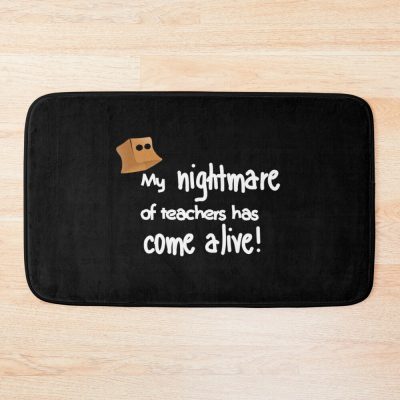 My Nightmare Of Teachers Has Come Alive! Bath Mat Official Little Nightmares Merch