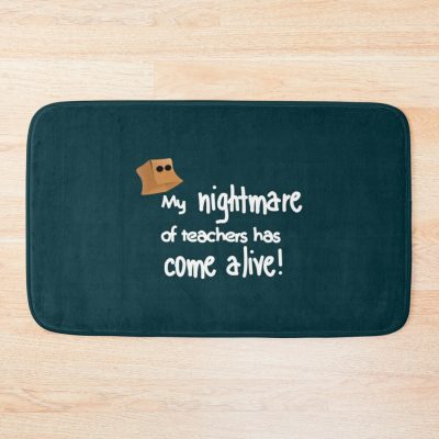 My Nightmare Of Teachers Has Come Alive! Bath Mat Official Little Nightmares Merch