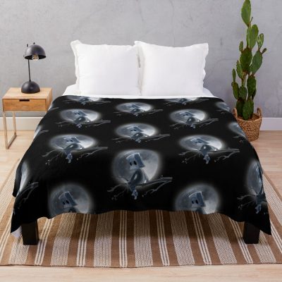 Mono Under The Moon Throw Blanket Official Little Nightmares Merch