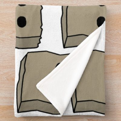 Cute Mono Sticker Throw Blanket Official Little Nightmares Merch