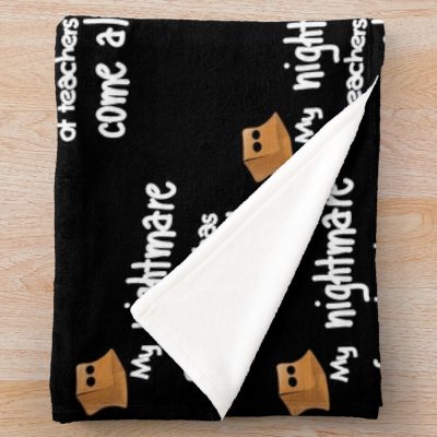 My Nightmare Of Teachers Has Come Alive! Throw Blanket Official Little Nightmares Merch