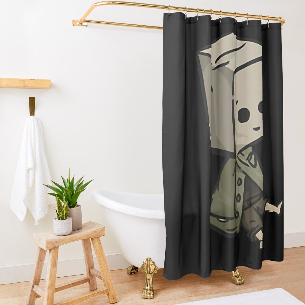 Chibi Mono Shower Curtain Official Little Nightmares Merch