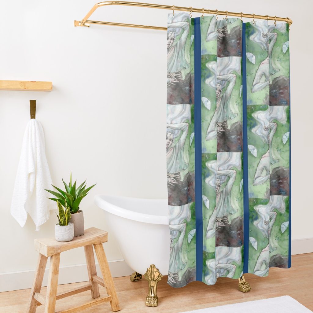 Little Nightmares Graphic Shower Curtain Official Little Nightmares Merch