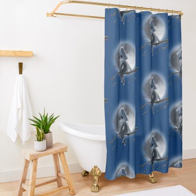 Mono Under The Moon Shower Curtain Official Little Nightmares Merch