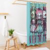 Sweet Little Nightmares: 3 Creepy And Cute Dolls Shower Curtain Official Little Nightmares Merch