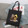 Game Little Nightmares 2 Boys Girls Shopper Bags Shopping Bag Tote Bag Shoulder Bag Canvas Bags 5 - Little Nightmares Merch