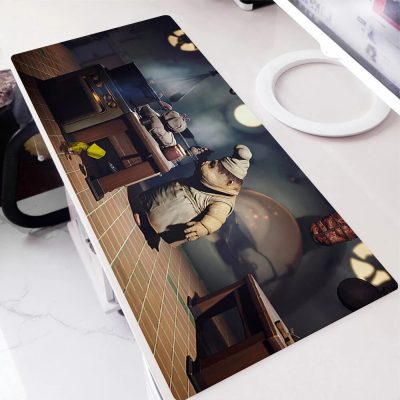 Little Nightmares Anime Large Mouse Pad Company Pc Gamer Complete Keyboard Desk mats Gaming Accessories Rubber 18 - Little Nightmares Merch