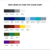 tank top color chart - Little Nightmares Merch